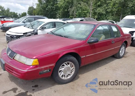 1992 Mercury Cougar Ls из США, поврежденный, VIN 1MEPM6042NH635396
